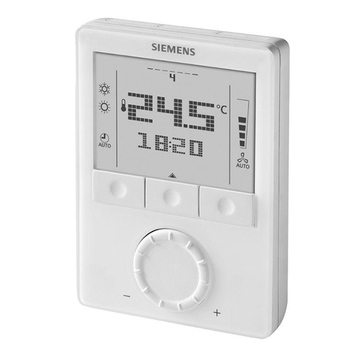 Накладной цифровой комнатный термостат Siemens RDG100T, цвет - белый .